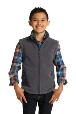 Youth Unisex Value Fleece Vest -Port Authority Shop f1273536b877ff