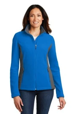Ladies Colorblock Value Fleece Jacket -Port Authority Shop f1e6e8edec7218