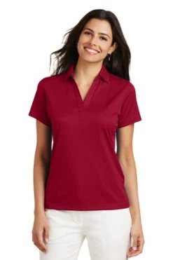 Ladies Performance Fine Jacquard Polo -Port Authority Shop f1f05a429a66ee