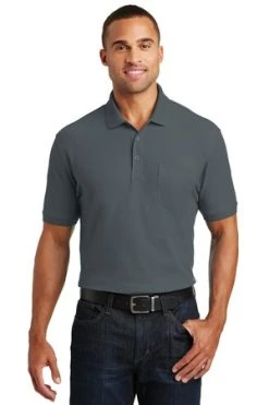 Core Classic Pique Pocket Polo -Port Authority Shop f2b5344a55702c