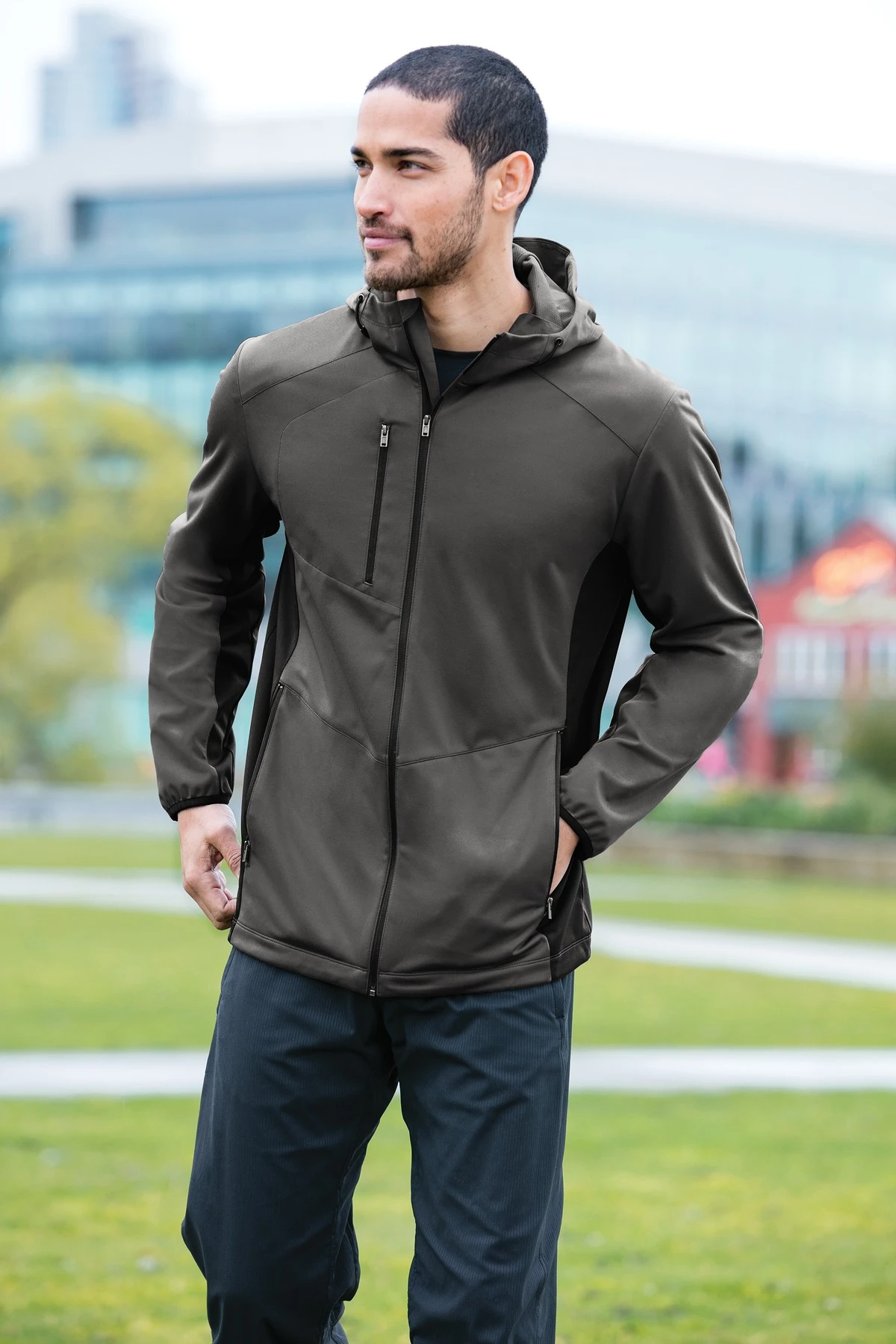 Active Hooded Soft Shell Jacket 4 Active Hooded Soft Shell Jacket - Image 2