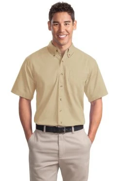 Short Sleeve Twill Shirt -Port Authority Shop f7f2003385d7dd