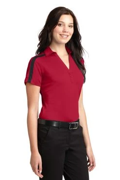 Ladies Silk Touch Performance Colorblock Stripe Polo -Port Authority Shop f868c52290e3f2