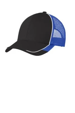 Unisex Colorblock Mesh Back Cap