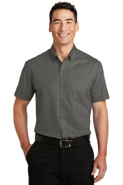 Short Sleeve SuperPro Twill Shirt -Port Authority Shop fa63cad495398a