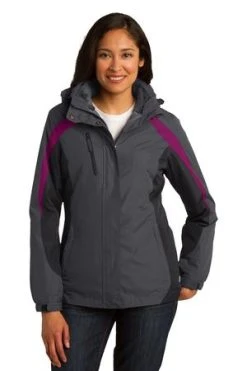 Ladies Colorblock 3-in-1 Jacket -Port Authority Shop fb851998df6b8c