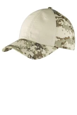 Unisex Colorblock Digital Ripstop Camouflage Cap -Port Authority Shop fe58f3a1a78e5c