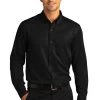 Long Sleeve SuperPro React™ Twill Shirt -Port Authority Shop ff09ba87a11857
