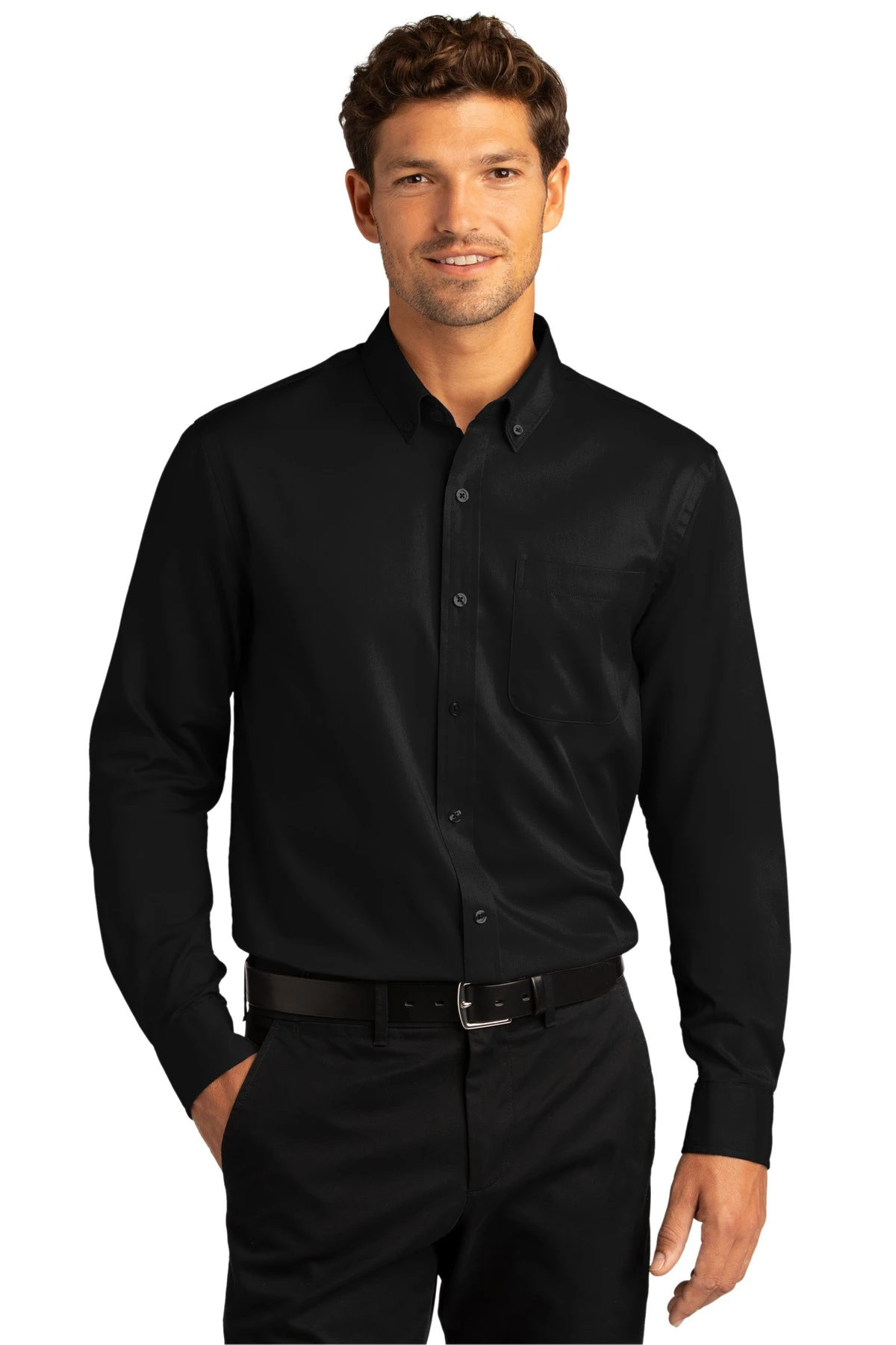 Long Sleeve SuperPro React™ Twill Shirt